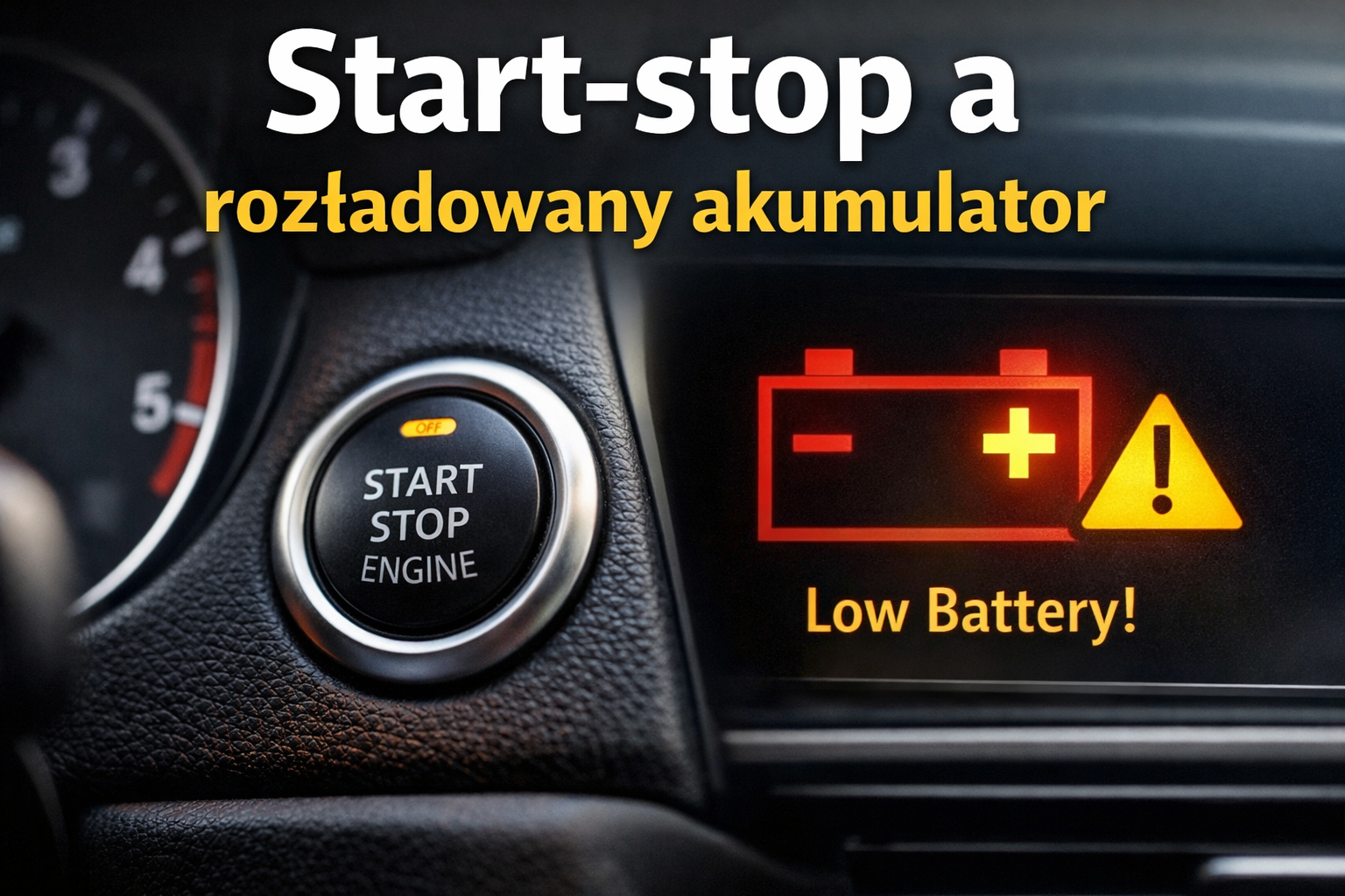 „Start-stop a rozładowany akumulator”