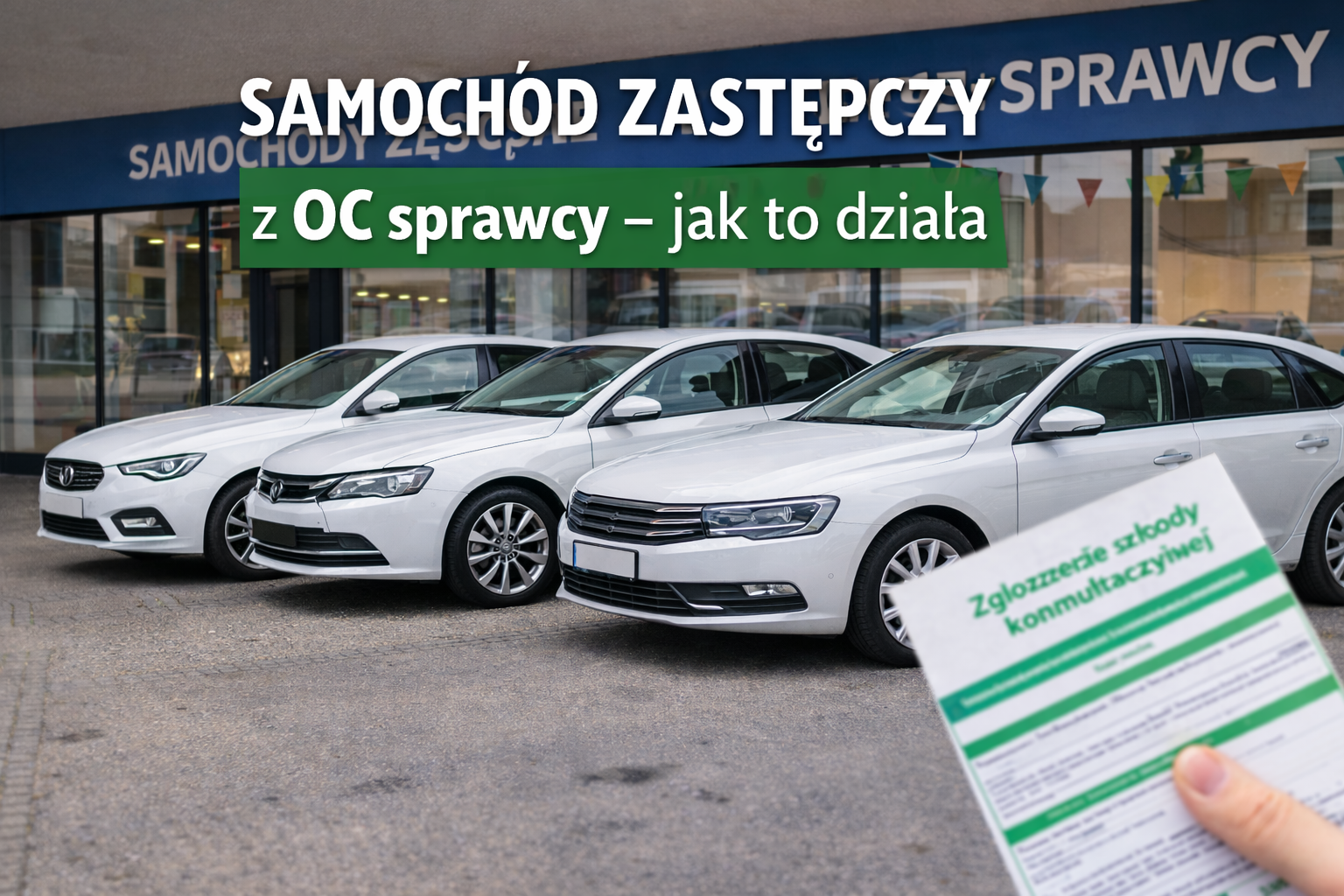 „Samochód zastępczy z OC sprawcy – jak to działa”