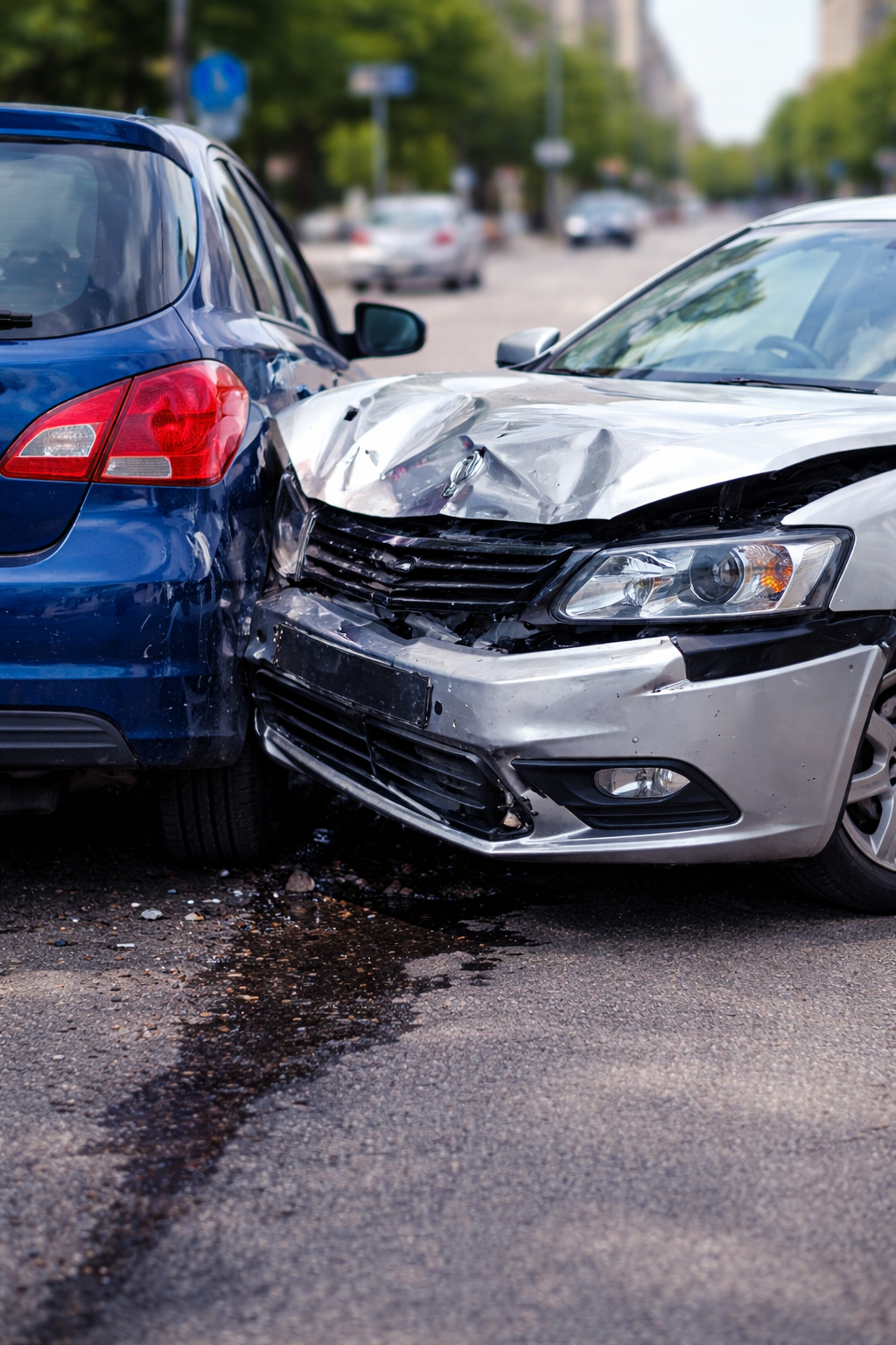 Auto niesprawne po stłuczce – czy można jechać dalej?