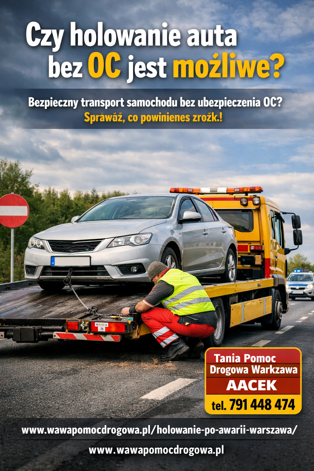 „Czy holowanie auta bez OC jest możliwe”