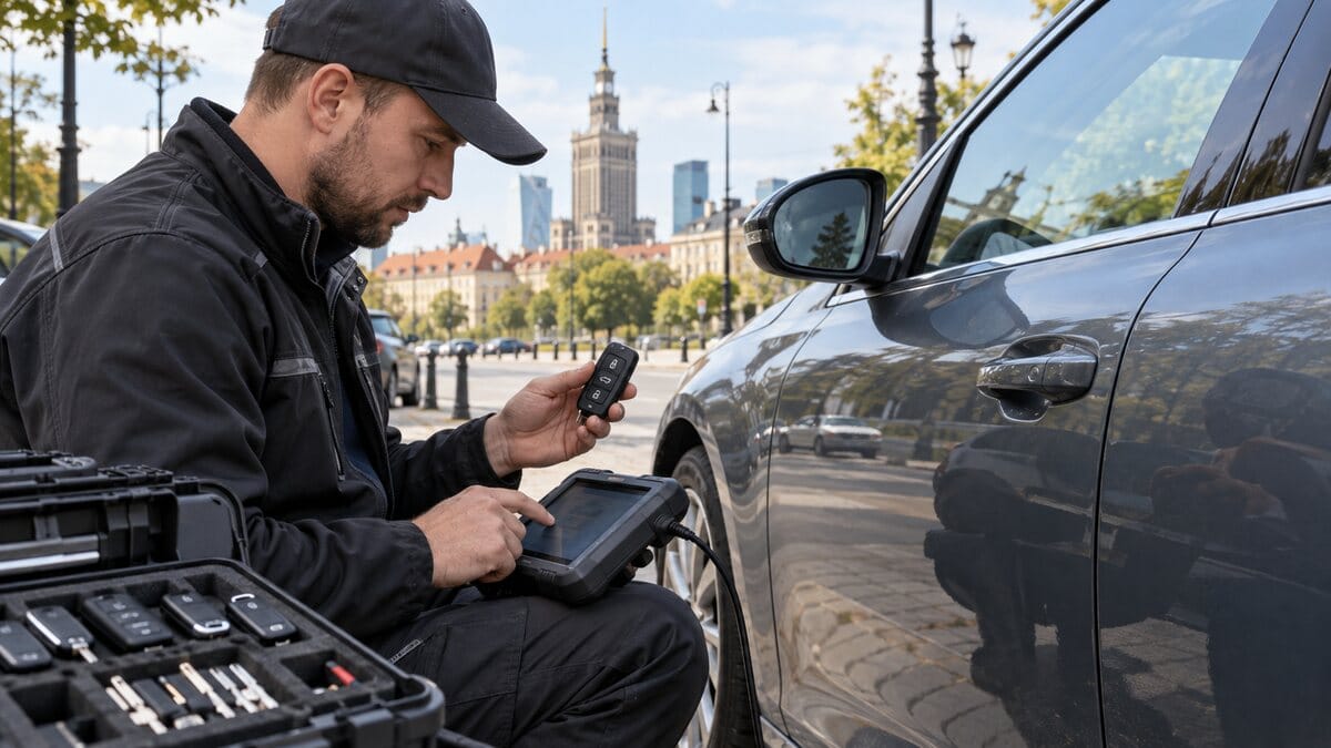 Programowanie i dorabianie klucza samochodowego z dojazdem w Warszawie
